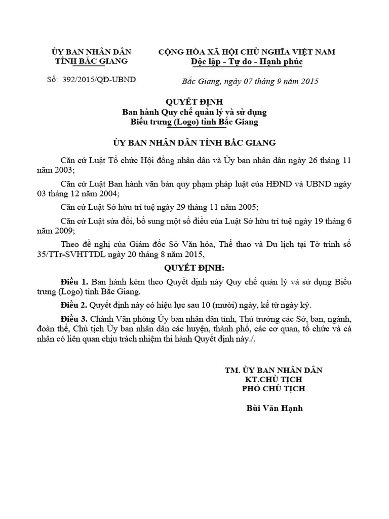 Logo Bắc Giang | PDF