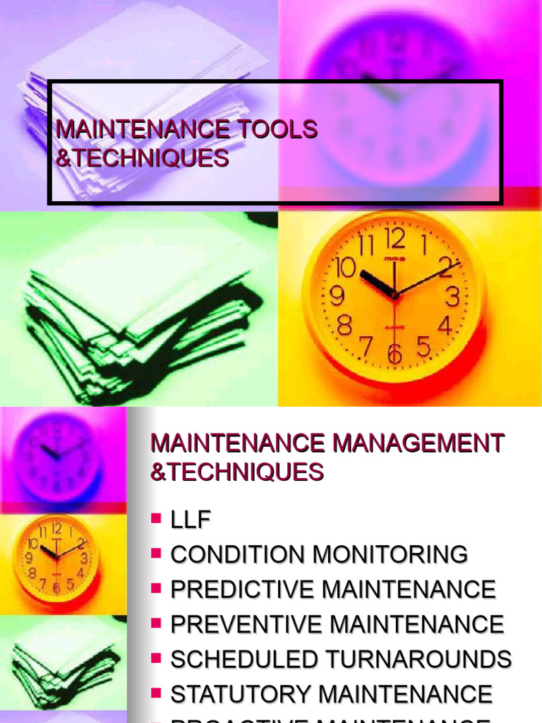 47mainttoolstechniques Fope06 091002084548 Phpapp01 | PDF | Crane ...