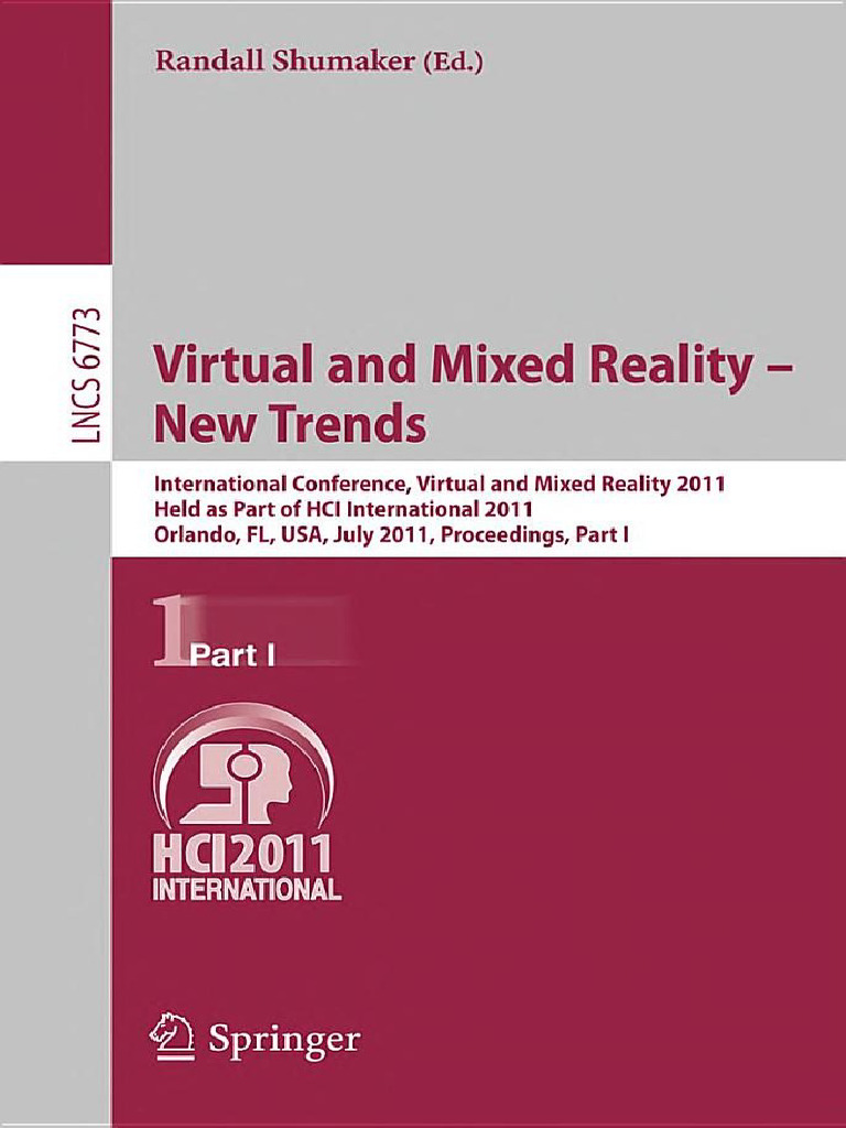 Virtual and Mixed Reality New Trends | PDF | Phobia | Human