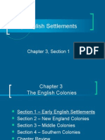 Early English Settlements: Chapter 3, Section 1