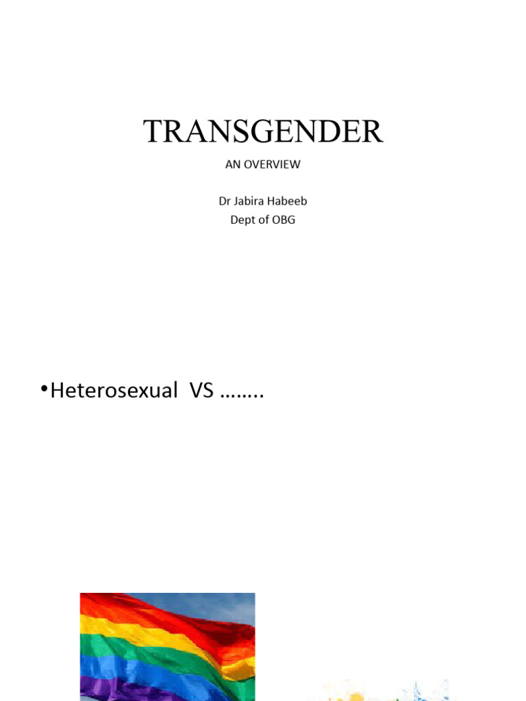 Understanding Transgender Identity and Care | PDF | Gender Identity ...