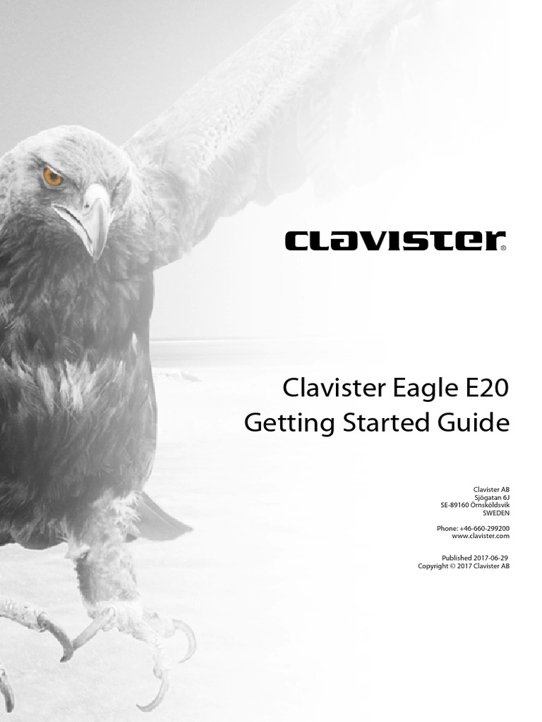 Clavister eagle e20 getting started guide en pdf ip address