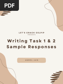 CELPIP - Writing Task 1 & 2 - Sample Answers