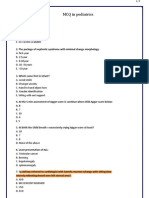 MCQ Pediatrics