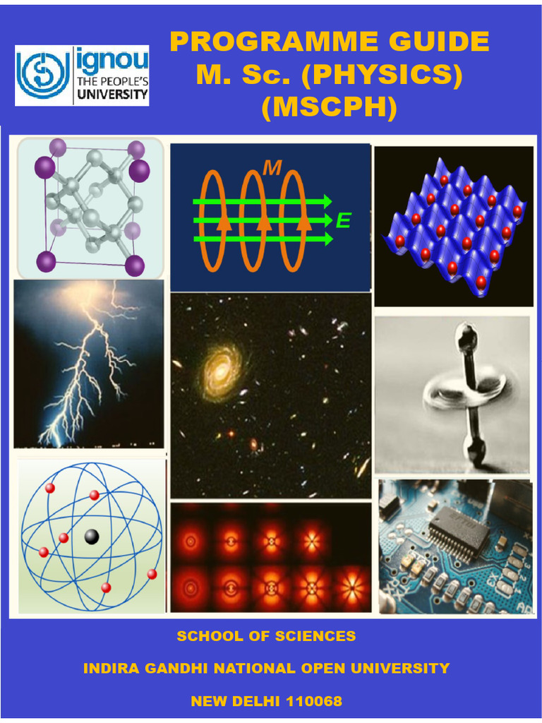 IGNOU M.Sc. Physics Programme Guide | PDF | Lagrangian Mechanics ...