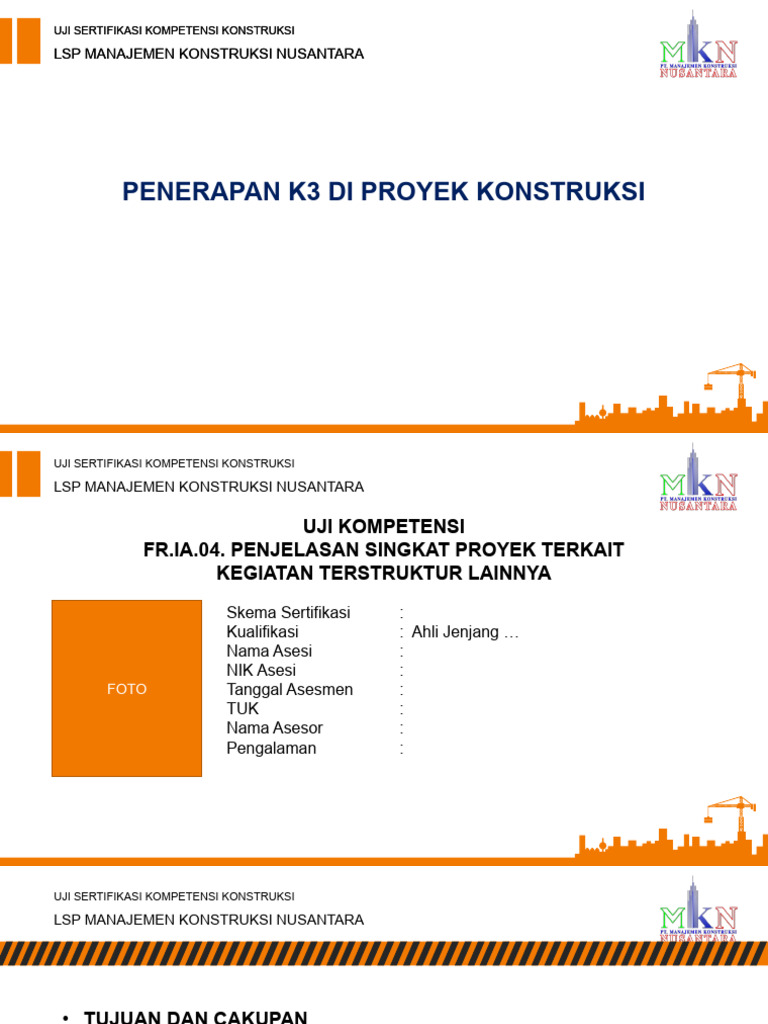 Sertifikasi K3 dalam Konstruksi Nusantara | PDF