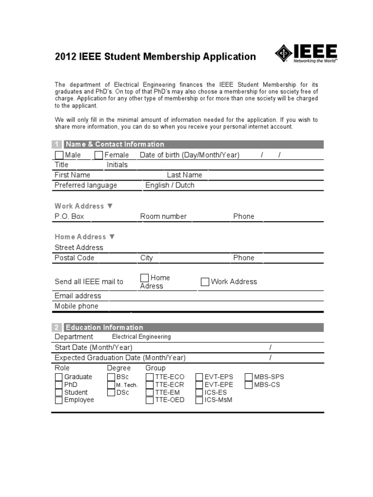 IEEE Student Membership Guide | PDF | Institute Of Electrical And ...