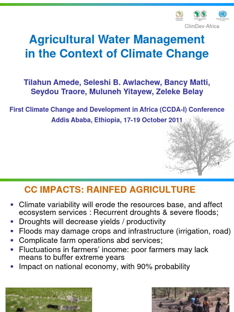 Climate-Resilient Water Management in Africa | PDF | Irrigation ...