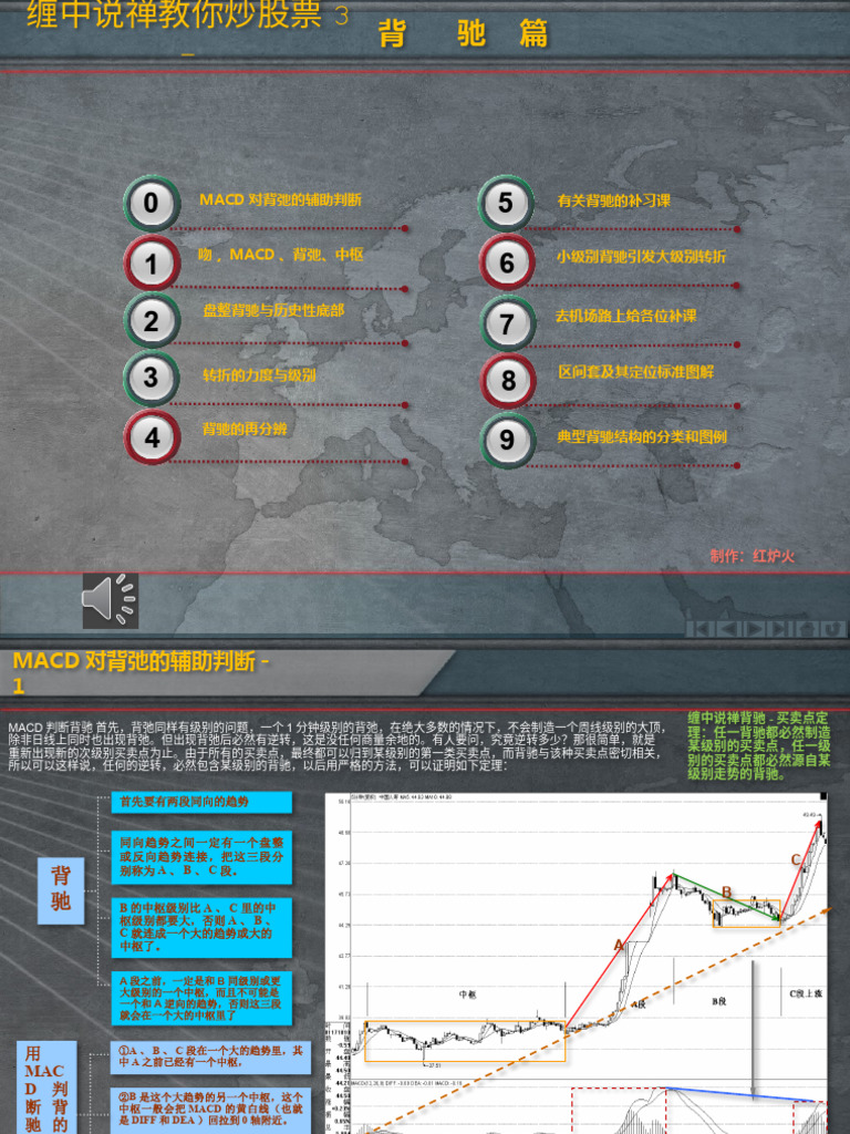 缠中说禅教你炒股票03：背驰| PDF