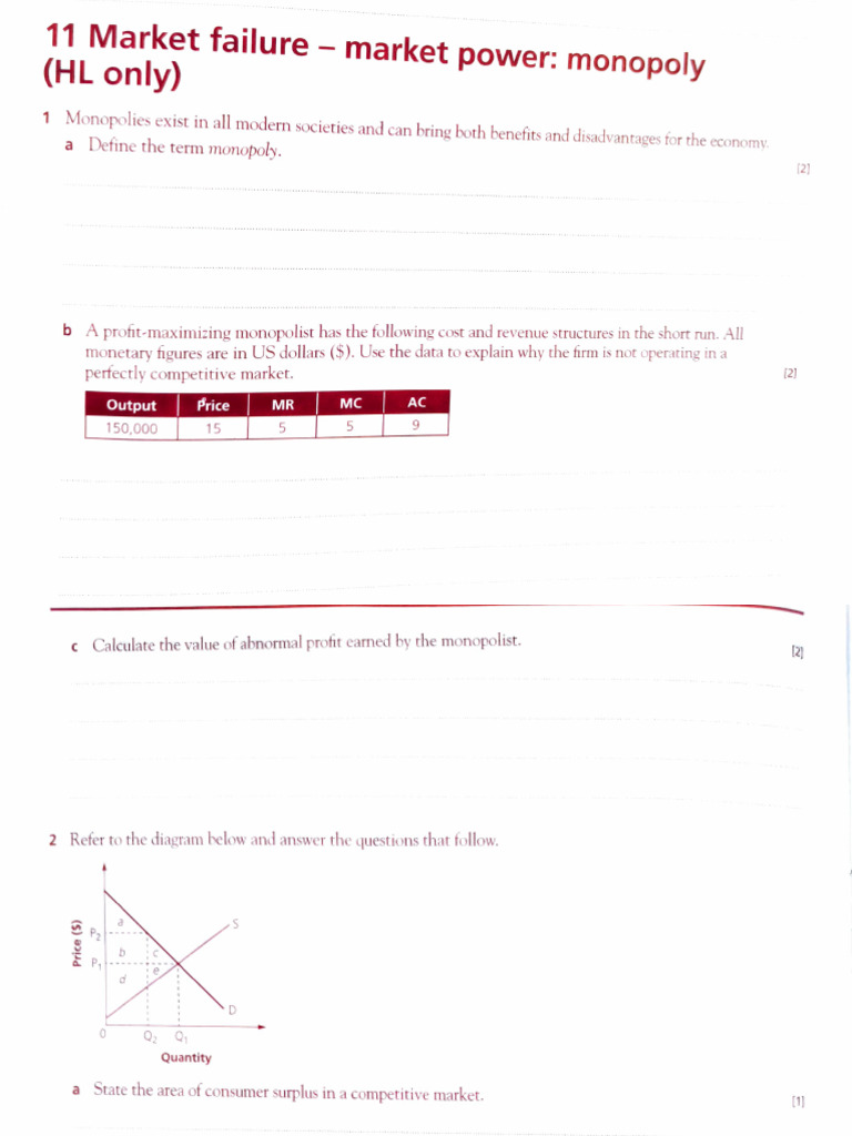Understanding Monopoly and Market Power | PDF | Monopoly | Profit ...