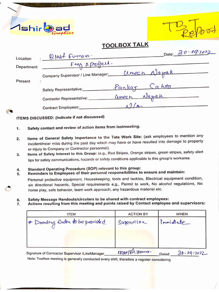 12-TBT Report | PDF