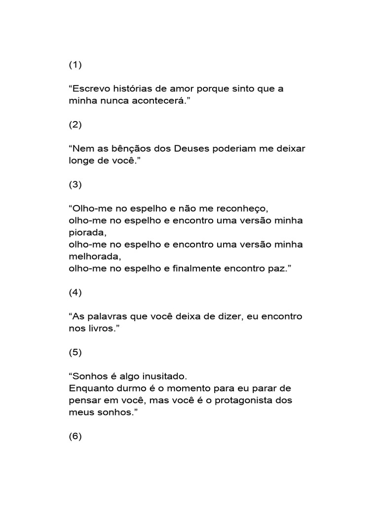 Reflexões sobre Amor e Amizade | PDF | Amor