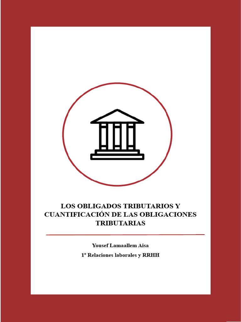 Obligaciones Tributarias y Sujeto Pasivo | PDF | Impuestos | Economias