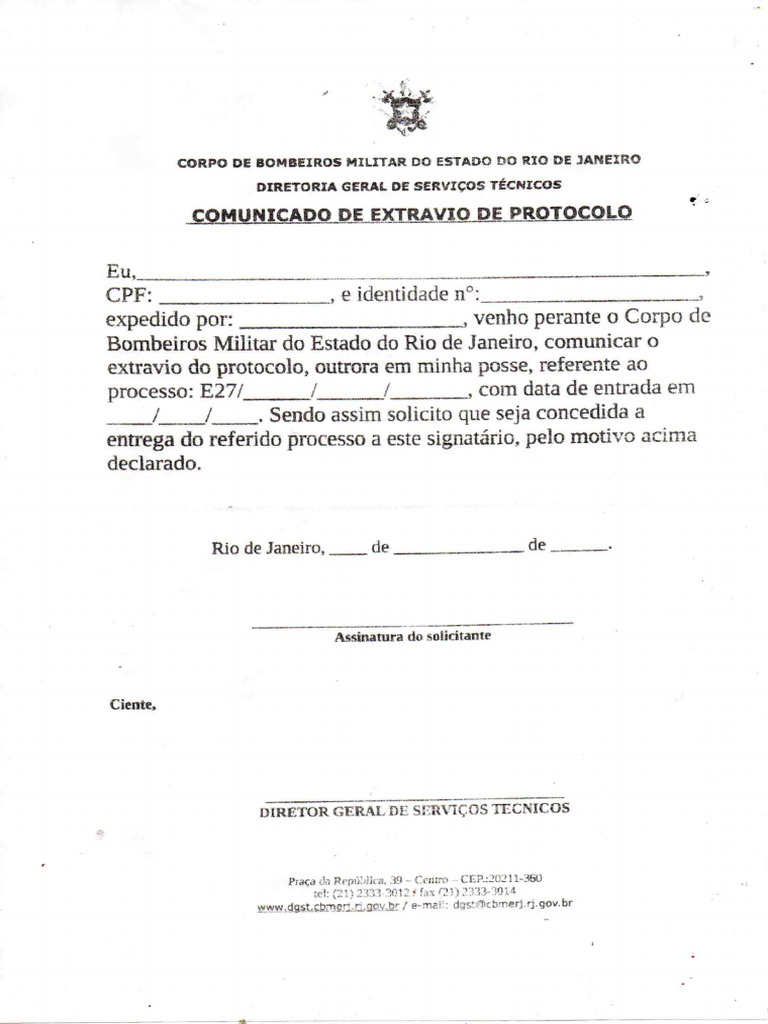 Documento de Extravio de Protocolo | PDF