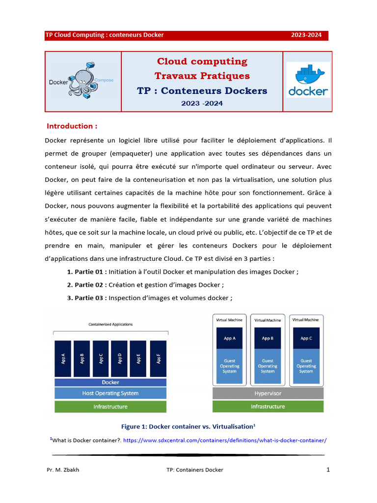 TP sur les conteneurs Docker 2023-2024 | PDF | Ingénierie informatique ...