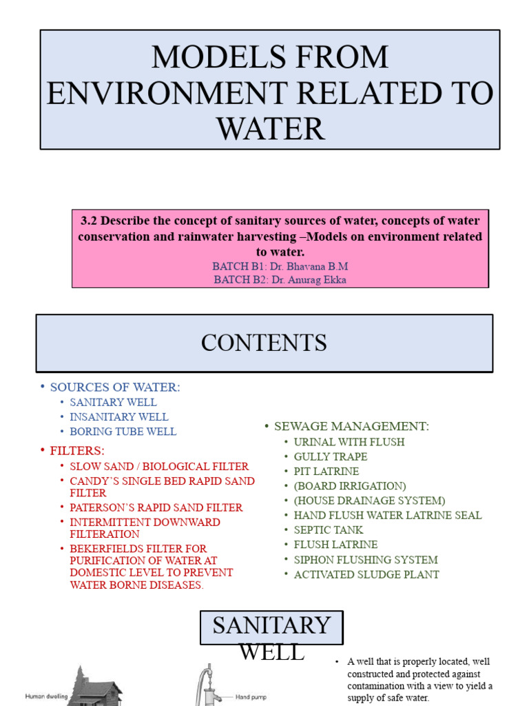 CM 3.2 Models On Environment Related To Water | PDF