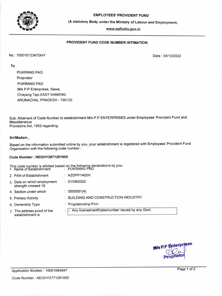 Epf | PDF