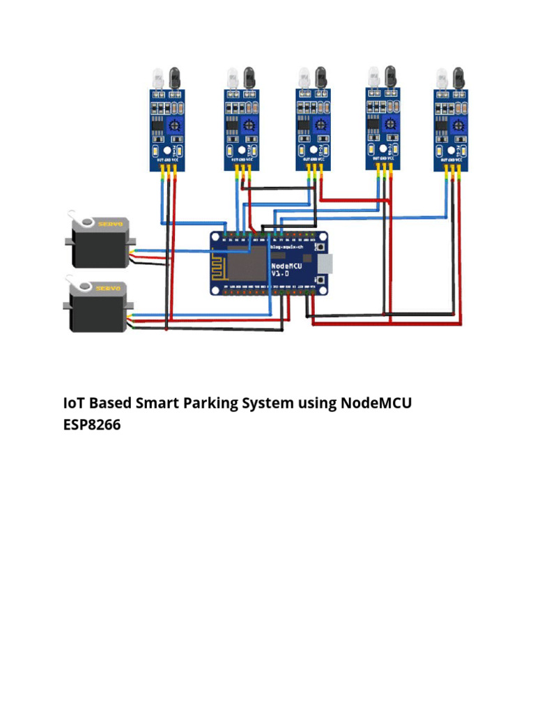 IoT Based Smart Parking System Using NodeMCU ESP8266 | PDF | Internet ...