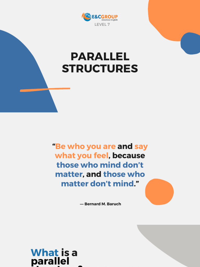 Parallel Structures | PDF | English Grammar | Phrase