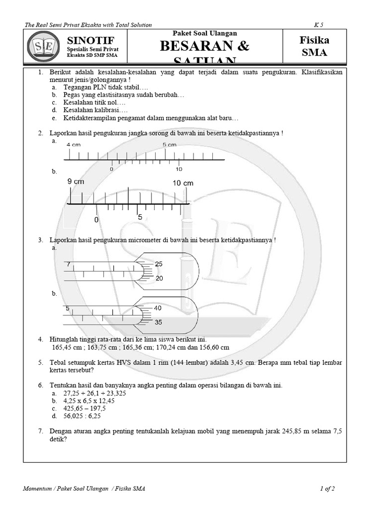 Besaran dan satuan pdf