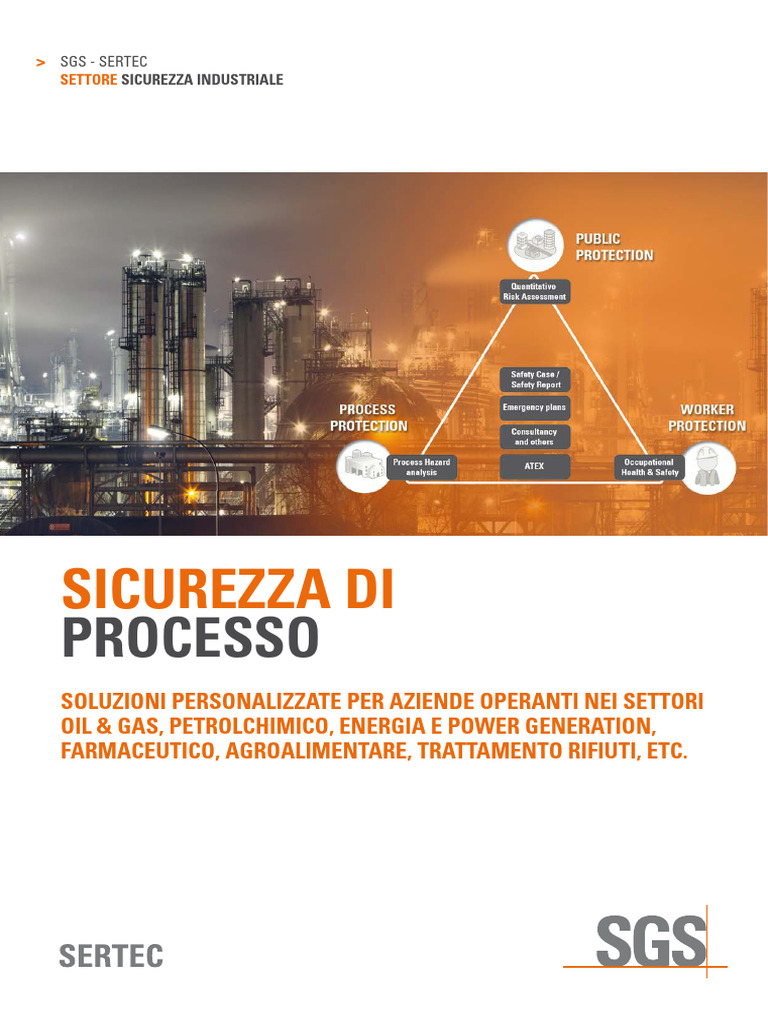 SGS SERTEC SICUREZZA DI PROCESSO Luglio 2018 | PDF