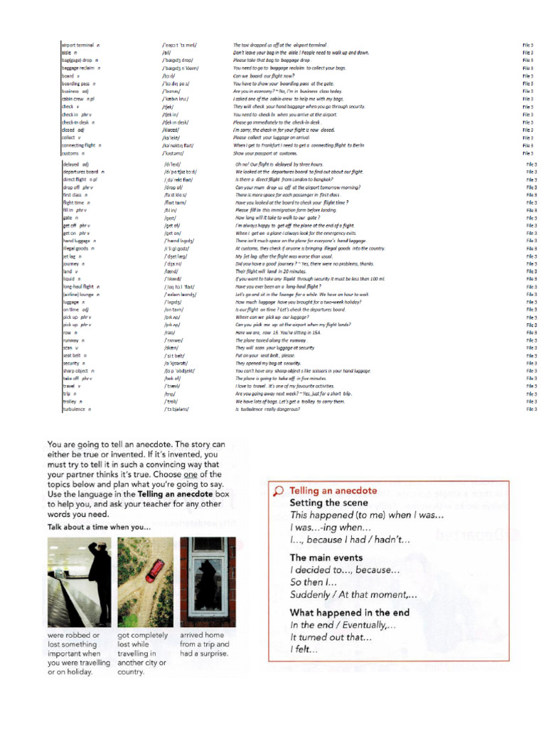 English File Upper Unit 3 Writing A Story Pdf