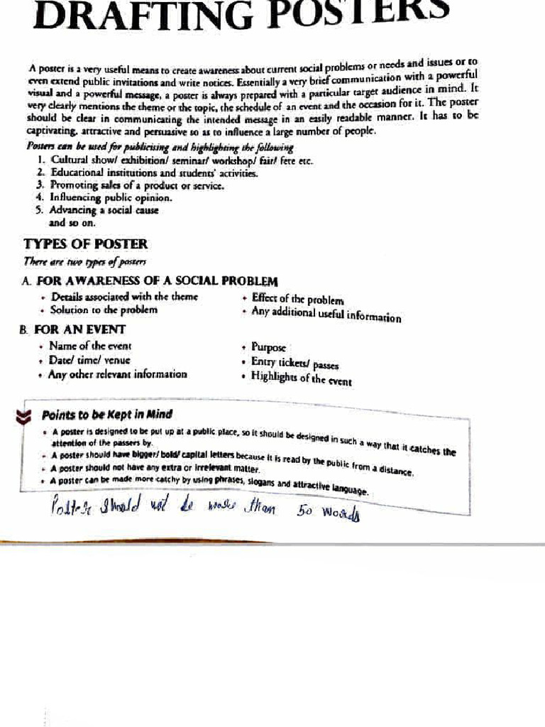 Poster S Format And Examples Pdf