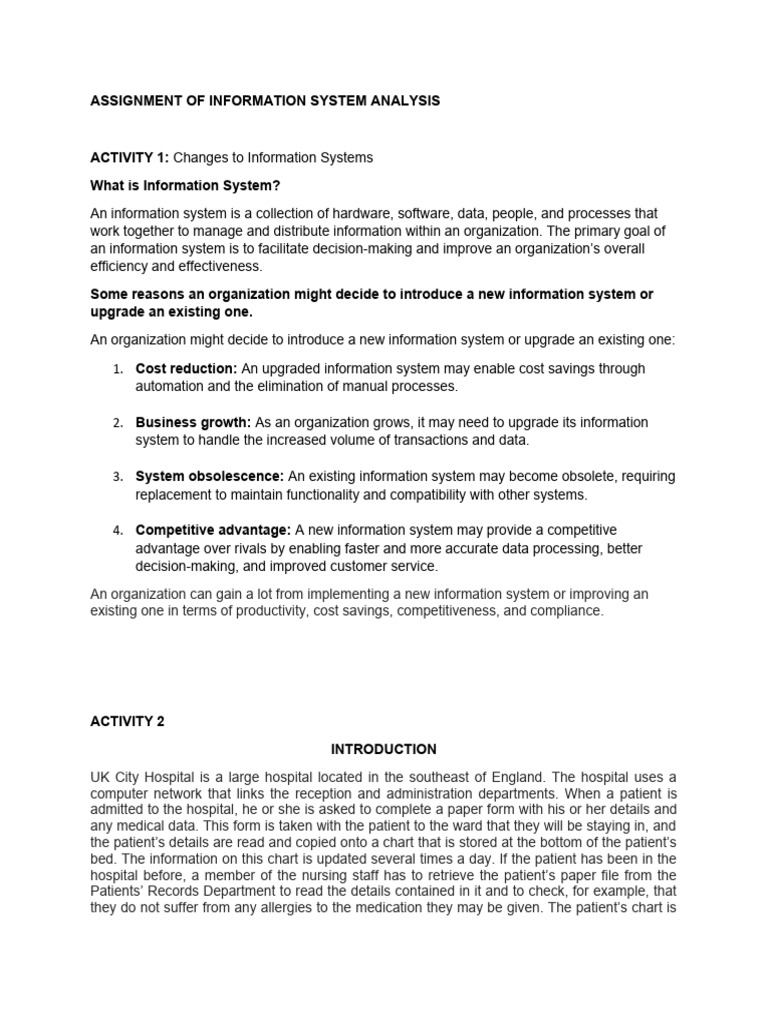 Group Work (ISA) | PDF | Medical Record | Electronic Health Record
