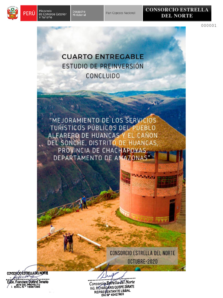 1 - Cuarto Entregable - Estudio de Preinversión Concluido | PDF ...