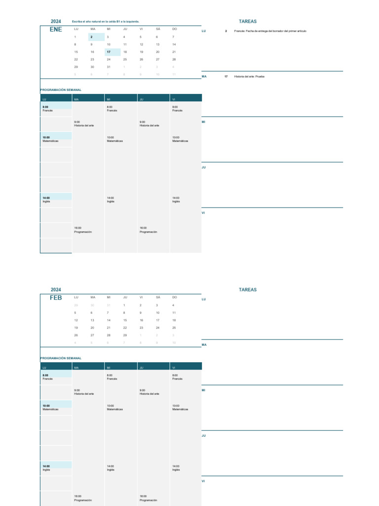 Calendario UTN 2024 PDF Calendario Unidades de medida