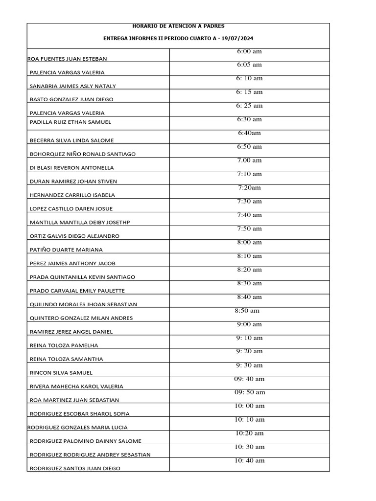 Lider Horario De Atencion