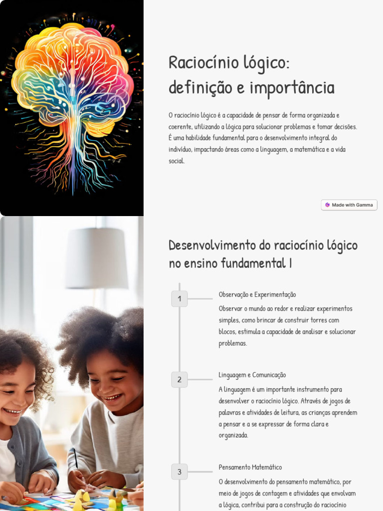 Raciocínio Lógico: Definição e Importância | PDF | Pensamento | Aprendizado