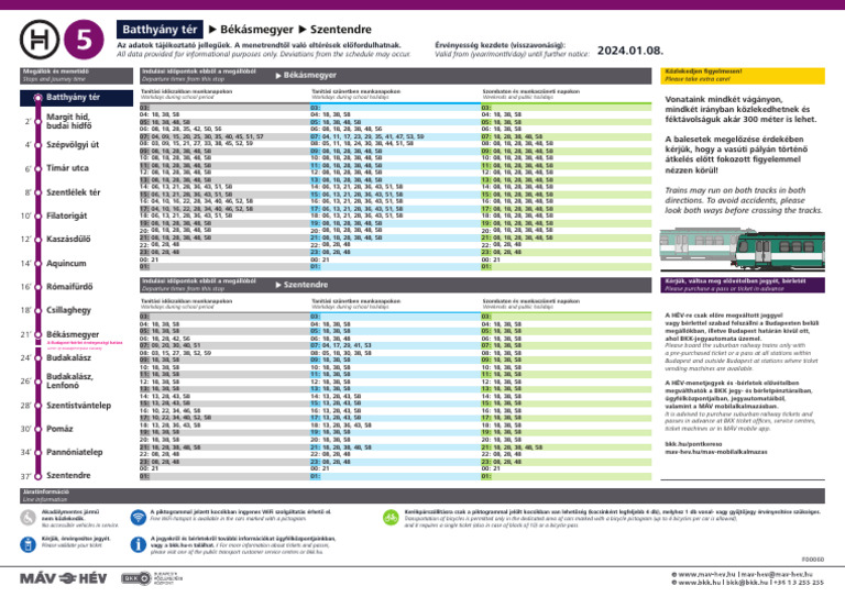 Menetrend | PDF