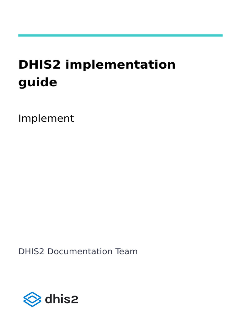 Dhis2 Implementation Guide | PDF | Data Quality | Metadata