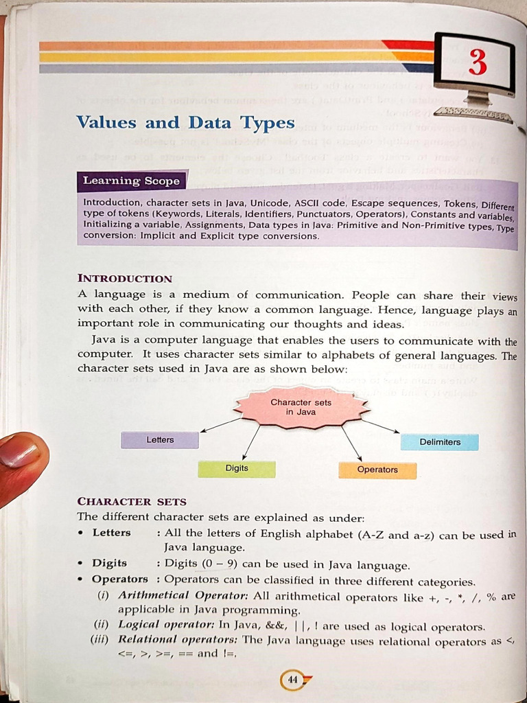 Java Data Types and Character Sets Guide | PDF | Data Type | Integer ...