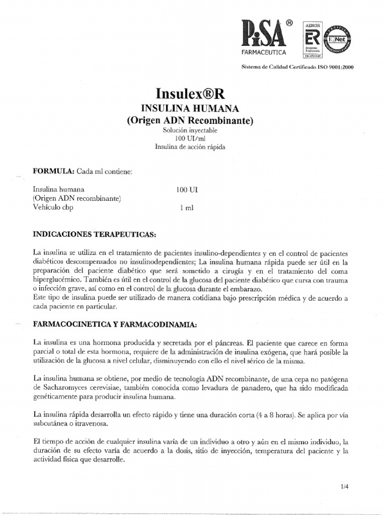 INSULEX R | PDF