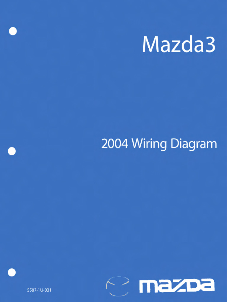 Mazda3 2004 Wiring Diagram PDF