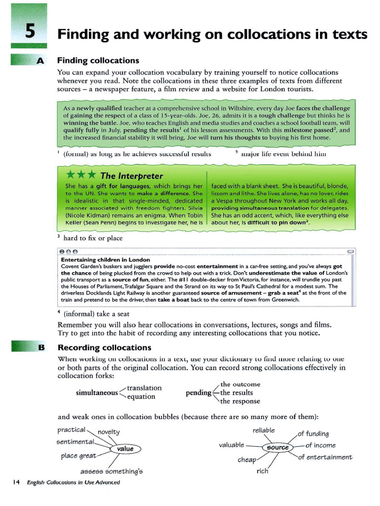 Collocations 5 | PDF