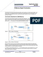 DDR Memory Signal Termination