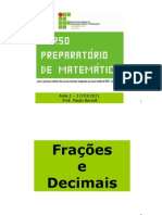 Mat UTFRS 02. Fracoes e Decimais