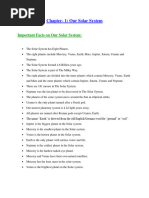 Universe & Solar System - Study Notes | PDF | Solar System | Planets