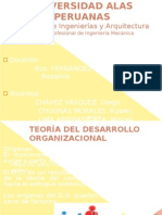 Teoria Del Desarrollo Organizacional