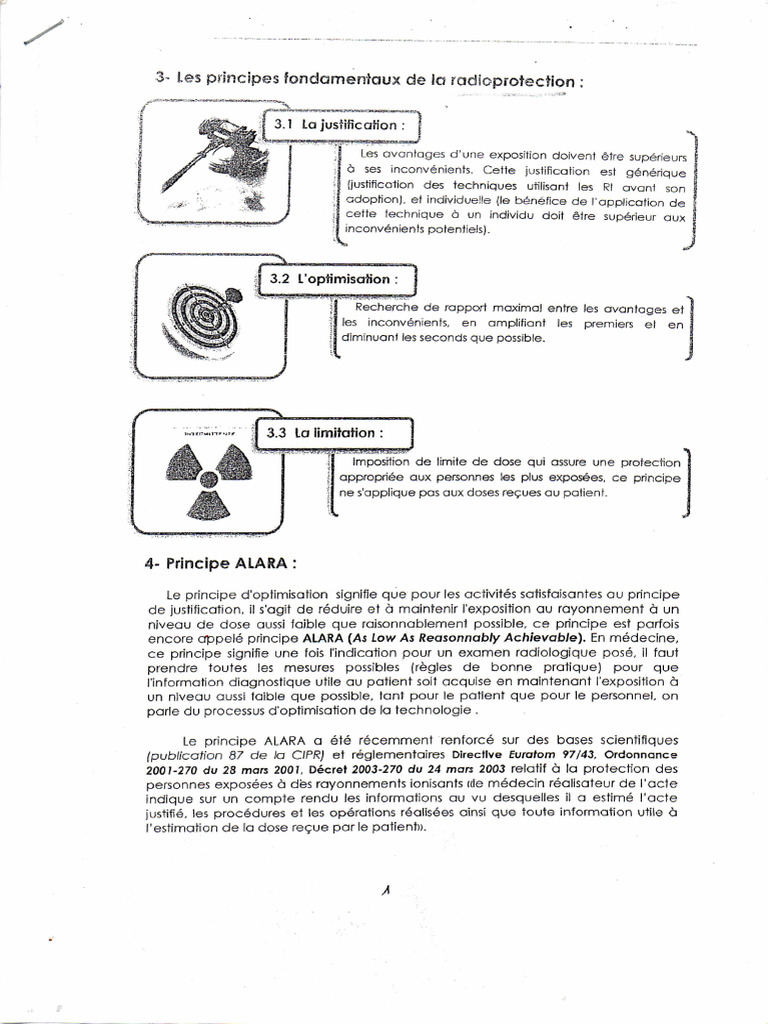 Principes fondamentaux de la radioprotection | PDF | Radioprotection ...