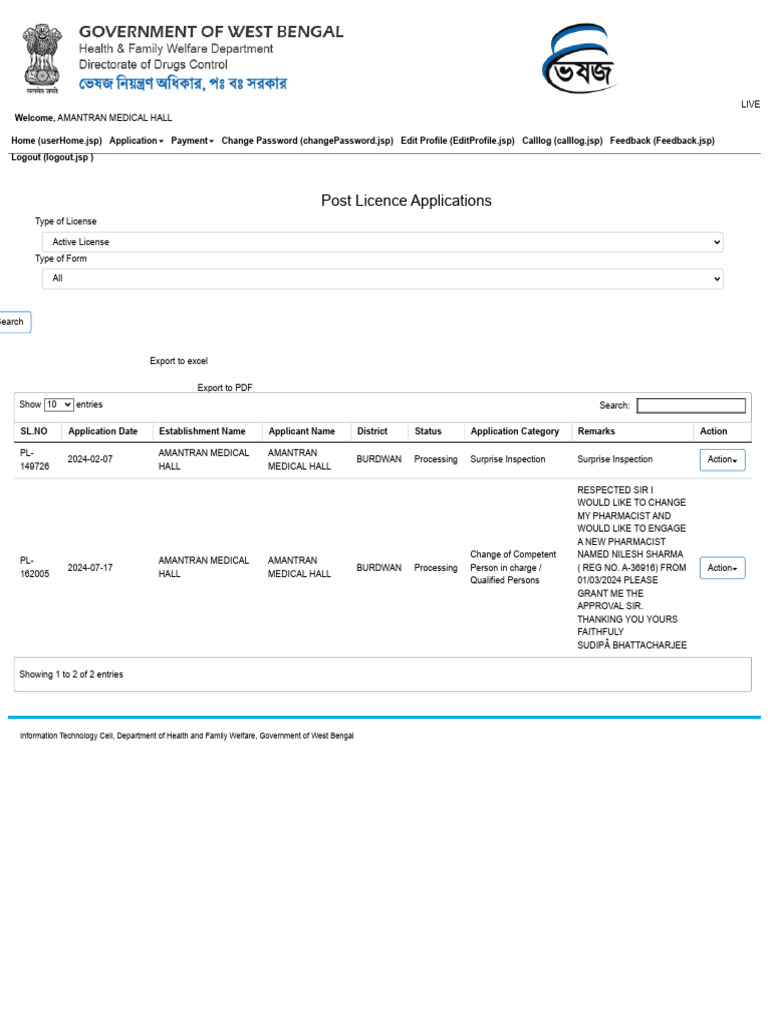 DEPARTMENT OF HEALTH FAMILY WELFARE GOVERNMENT OF WEST BENGAL ADDRESS visual data 3