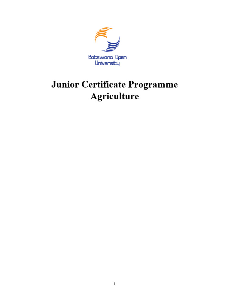 Junior Certificate Agriculture Assignment | PDF | Fertilizer | Plant ...