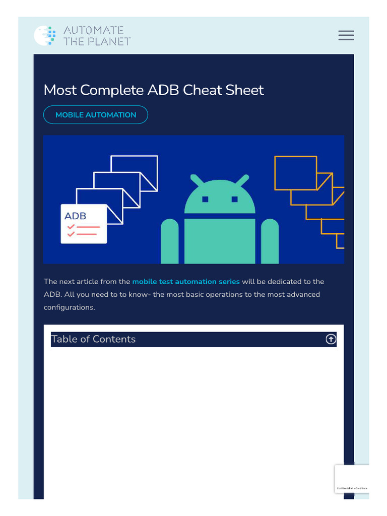 ADB Cheat | PDF