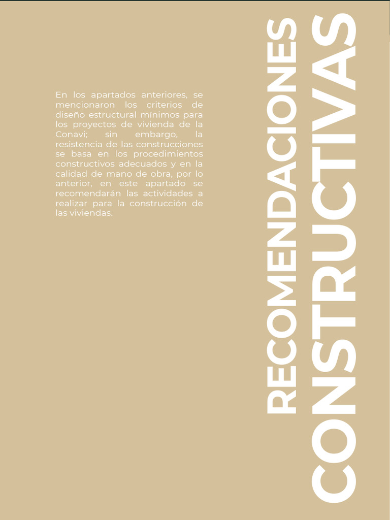 Estructura Recomendaciones Constructivas | PDF | Hormigón | Fundación ...