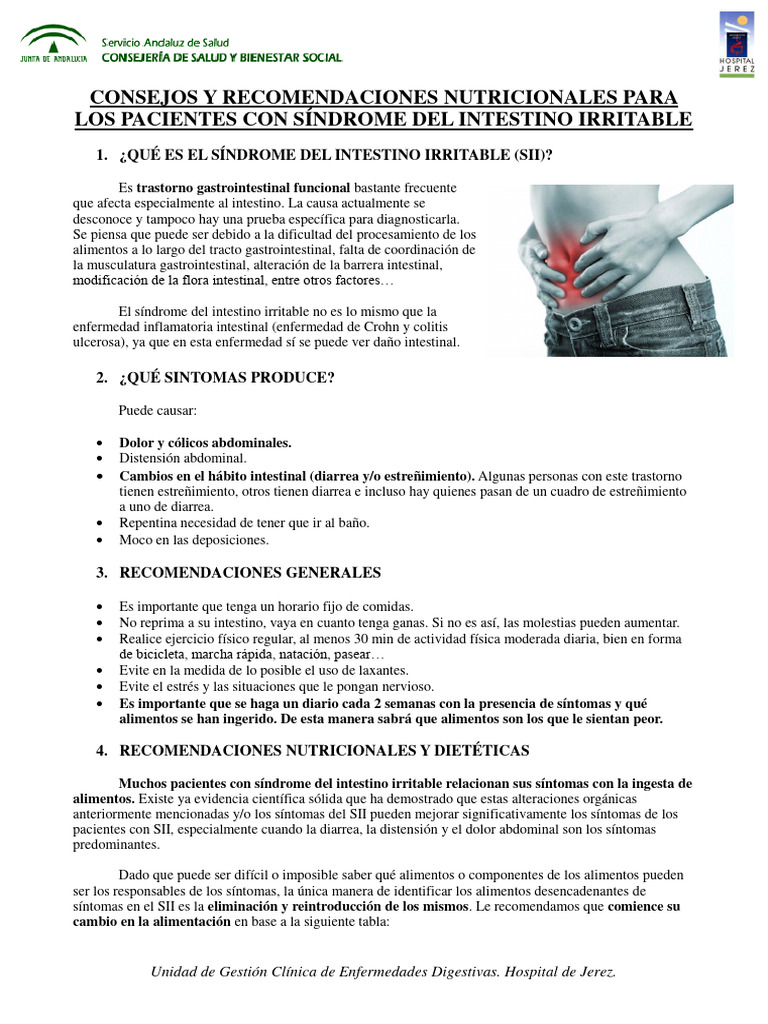 Sindrome Del Intestino Irritable | PDF | Síndrome del intestino ...