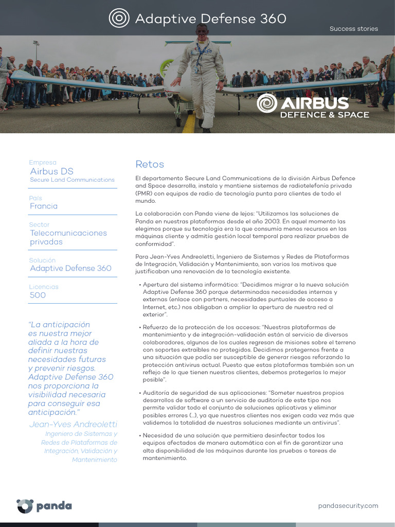Adaptive - Defense - 360 Case - Study Defence Airbus Es | PDF ...