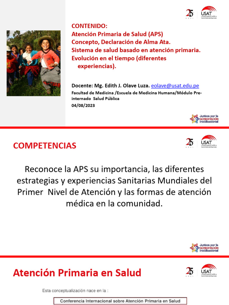 Importancia de la Atención Primaria de Salud | PDF | Salud pública ...
